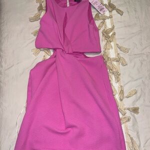 Wild Fable Vibrant Pink Textured Top